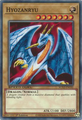 Hyozanryu - SGX2-ENC02 - Common 1st Edition Speed Duel GX: Midterm Paradox Box Singles