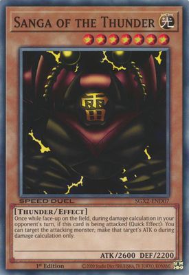 Sanga of the Thunder - SGX2-END07 - Common 1st Edition Speed Duel GX: Midterm Paradox Box Singles