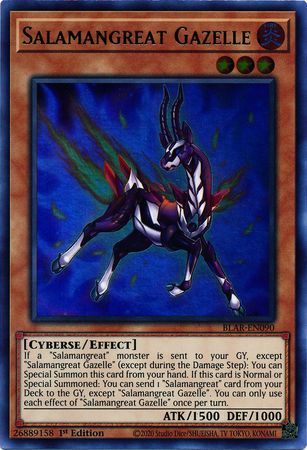 Salamangreat Gazelle - BLAR-EN090 - Ultra Rare 1st Edition Battles of Legend: Armageddon 1st Edition Singles