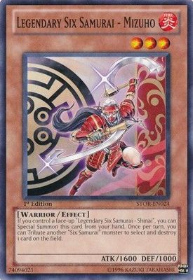 Legendary Six Samurai - Mizuho - STOR-EN024 - Common 1st Edition Storm of Ragnarok 1st Edition Singles