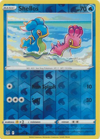 Shellos - 039/196 - Common Reverse Holo
Sword &amp; Shield: Lost Origin Reverse Holo Singles