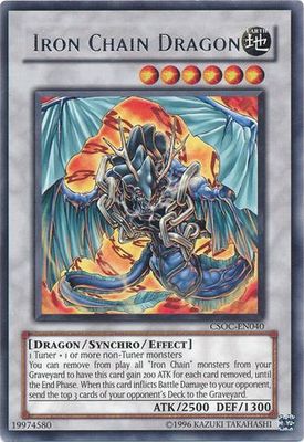 SJ Iron Chain Dragon - CSOC-EN040 - Rare Unlimited Crossroads of Chaos [CSOC] Unlimited Singles *Danada*