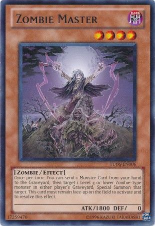 SJ Zombie Master - TU06-EN006 - Rare
Turbo Pack 6 TU06