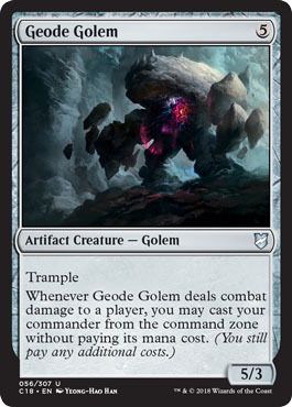 Geode Golem 056/307
Commander 2018 Singles