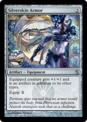 Silverskin Armor 132/155 - Mirrodin Besieged Singles