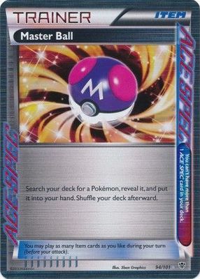 SJ Master Ball - 94/101 - Holo Rare
Black &amp; White 10: Plasma Blast Singles