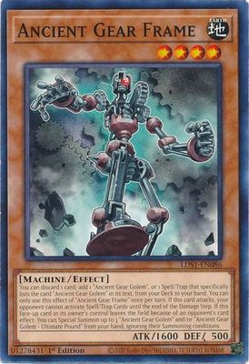 Ancient Gear Frame - LDS1-EN086 - Common 1st Edition
Legendary Duelists: Season 1 [LDS1] 1st Edition Singles