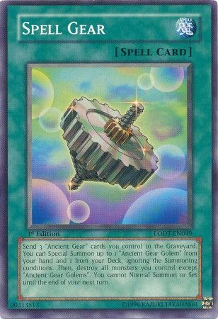 Spell Gear - LODT-EN049 - Common 1st Edition
Light of Destruction [LODT] Singles