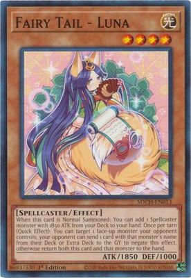 Fairy Tail - Luna - SDCH-EN013 - Common 1st Edition
Spirit Charmers [SDCH] 1st Edition Singles