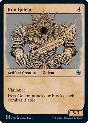 Iron Golem 348 - Showcase / Rulebook
Adventures in the Forgotten Realms Collector Booster Singles
