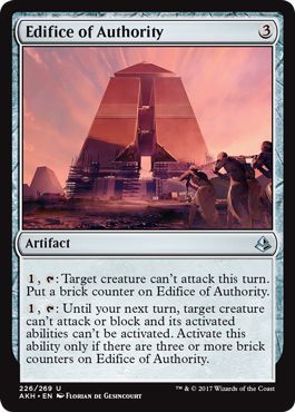 Edifice of Authority 226/269
Amonkhet Singles(Español)