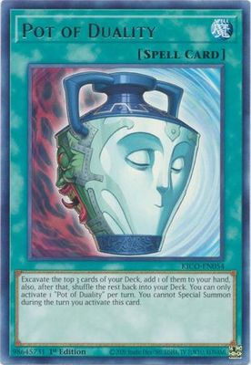 Pot of Duality - KICO-EN054 - Rare 1st Edition King&#39;s Court 1st Edition Singles