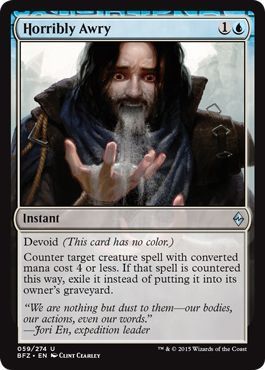 Horribly Awry 059/274
Battle for Zendikar Singles