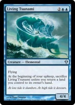 Living Tsunami 52/249 -  Zendikar Singles