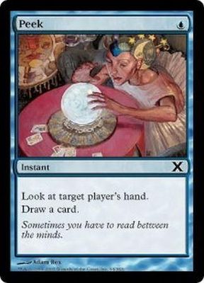Peek
MTG 10th Edition Singles