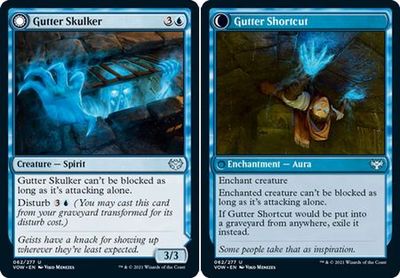 Gutter Skulker | Gutter Shortcut 062/277
Innistrad: Crimson Vow Singles