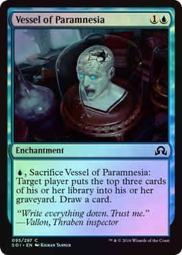 Vessel of Paramnesia 095/297 - Foil
Shadows over Innistrad Foil Singles