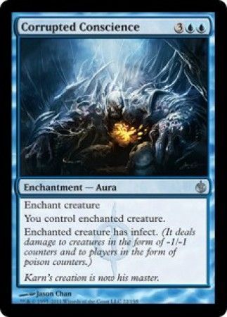Corrupted Conscience Mirrodin Besieged Singles(Español)