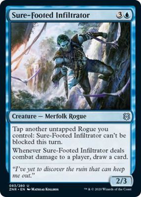 Sure-Footed Infiltrator 083/280
Zendikar Rising Singles