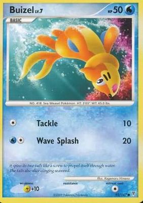 Buizel - 92/147 - Common
Platinum: Supreme Victors Singles