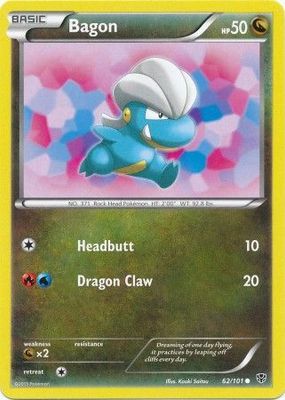 Bagon - 62/101 - Common
Black &amp; White 10: Plasma Blast Singles