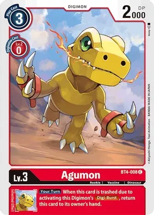 Agumon - Great Legend (BT04)
Great Legend