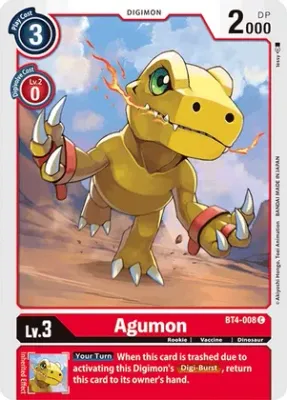 Agumon - Great Legend (BT04)
Great Legend