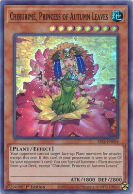 Chirubime, Princess of Autumn Leaves - SESL-EN054 - Super Rare 1st Edition Secret Slayers Singles