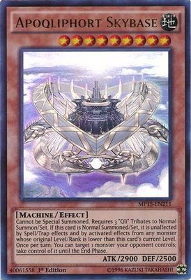 Apoqliphort Skybase - MP15-EN211 - Ultra Rare 1st Edition Yu-Gi-Oh! 2015 Mega-Tins [MP15]