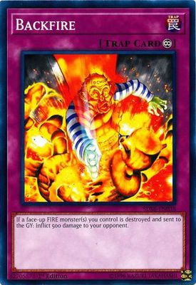 Backfire - SDSB-EN038 - Common 1st Edition Structure Deck: Soulburner Singles