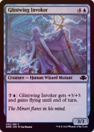 Glintwing Invoker 052/261 - Foil Dominaria Remastered Foil Singles