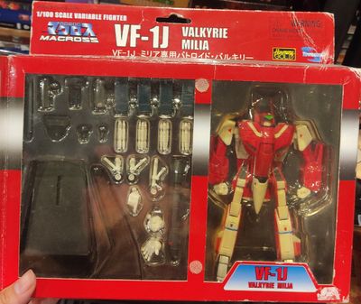 SH Macross VF-1J Valkyrie Milia Figura Anime Robotech
