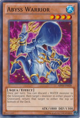 Abyss Warrior - ABYR-EN028 - Common Unlimited Abyss Rising Unlimited Singles