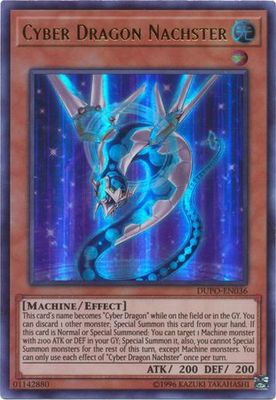 NUSJ Cyber Dragon Nachster - DUPO-EN036 - Ultra Rare Unlimited
Duel Power Unlimited Singles