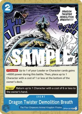 Dragon Twister Demolition Breath - Kingdoms of Intrigue (OP04) Kingdoms of Intrigue