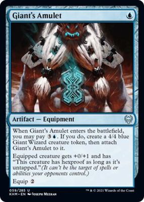 Giant&#39;s Amulet 059/285 Kaldheim Singles