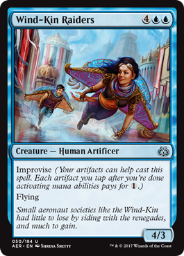 Wind-Kin Raiders 050/184
Aether Revolt Singles