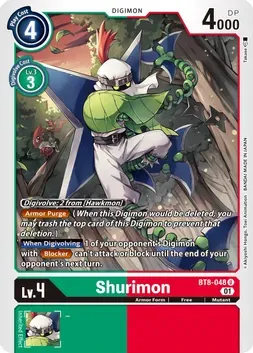 Shurimon - New Awakening (BT08)
New Awakening