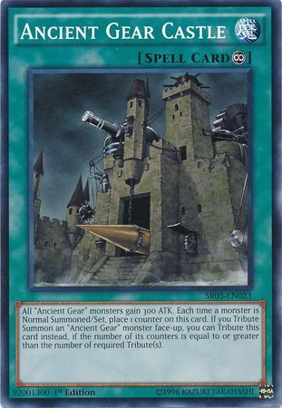 Ancient Gear Castle - SR03-EN023 - Common 1st Edition Structure Deck: Machine Reactor 1st Edition Singles