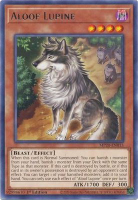 Aloof Lupine - MP20-EN015 - Rare 1st Edition 2020 Mega-Tin: Lost Memories 1st Edition Singles