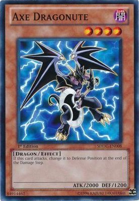 Axe Dragonute - SDDC-EN008 - Common 1st Edition Structure Deck: Dragons Collide 1st Edition Singles