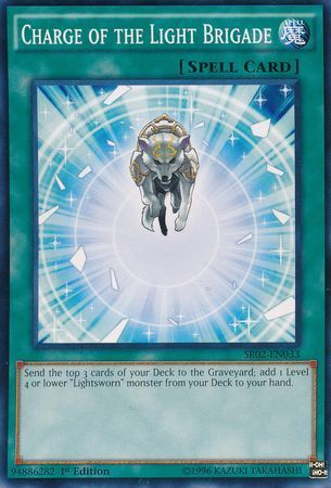 Charge of the Light Brigade - SR02-EN033 - Common 1st Edition Structure Deck: Rise of the True Dragons 1st Edition Singles