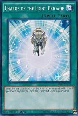 Charge of the Light Brigade - SR02-EN033 - Common 1st Edition Structure Deck: Rise of the True Dragons 1st Edition Singles