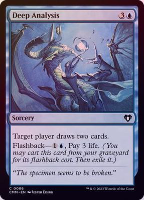 Deep Analysis 0086 - Foil Commander Masters Foil Singles