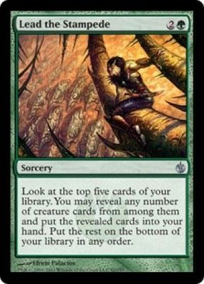 Lead the Stampede Mirrodin Besieged Singles