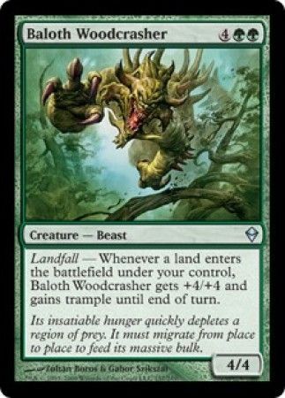 Baloth Woodcrasher
Zendikar Singles