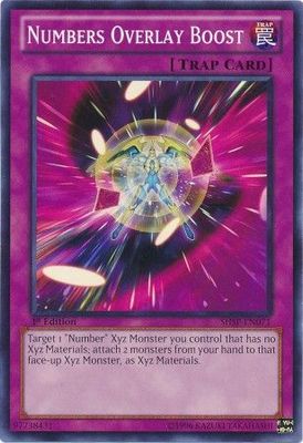 Numbers Overlay Boost - SHSP-EN071 - Common 1st Edition Shadow Specters 1st Edition Singles