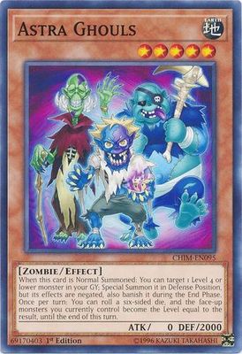 Astra Ghouls - CHIM-EN095 - Common 1st Edition Chaos Impact 1st Edition Singles