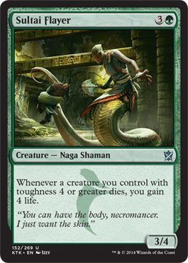Sultai Flayer 152/269
Khans of Tarkir Singles- Foil- (Español)