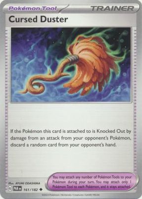 Cursed Duster - 161/182 - Uncommon Scarlet &amp; Violet: Paradox Rift Singles